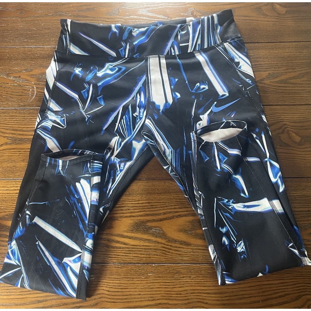 Nike Epic Lux Ghost Flash Womens Running Tights Athletic XL BV4377-405